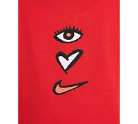 Nike Big Kids Sportswear Short-Sleeve Cotton T-Shirt
