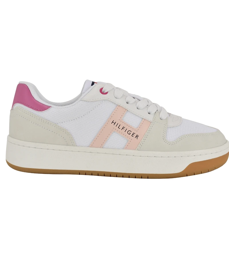 Tommy Hilfiger Women's Neenha Signature Logo Lace-Up Sneakers