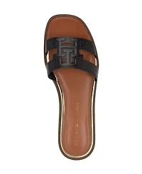 Tommy Hilfiger Women's Terenz Logo Strap Flat Slide Sandals