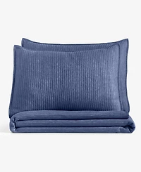 Last Act! Arch Studio Heathered Jersey 3-Pc. Quilt Set, Full/Queen, Exclusively at Macy's