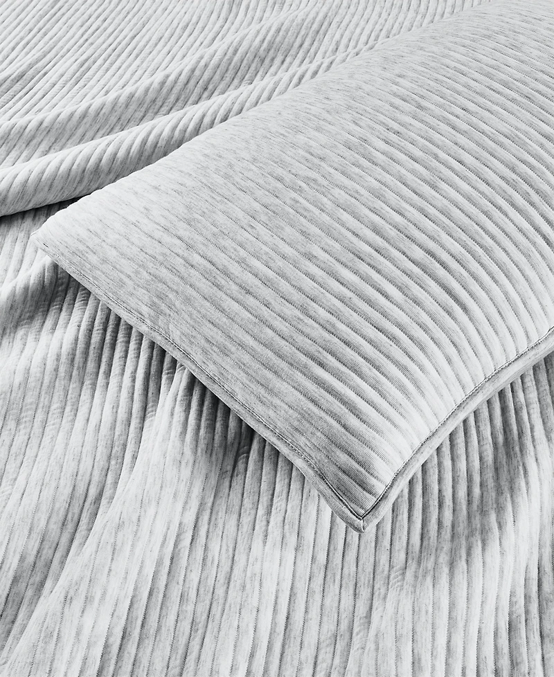 Last Act! Arch Studio Heathered Jersey 3-Pc. Quilt Set, Full/Queen, Exclusively at Macy's