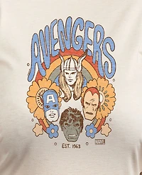 Hybrid Apparel Plus Marvel Avengers Graphic Pullover T-Shirt