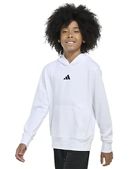 adidas Big Boys Long-Sleeve Essentials Small Logo Pullover Hoodie