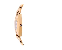 Peugeot Womens 20x22mm Gold-Tone Panther Link Bracelet Watch