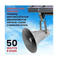 Pyle 13.5" Indoor/Outdoor 50 Watt Pa Horn Speaker with 70V Transformer