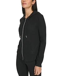Calvin Klein Performance Ruched-Sleeve Zip Hoodie