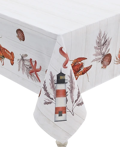 Laural Home Seafood Shack Tablecloth, 70" x 144"