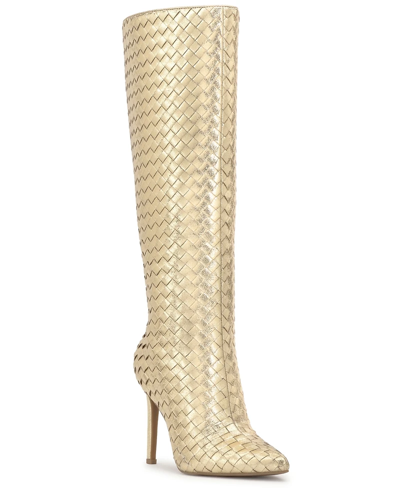 I.n.c. International Concepts Women's Savonia Woven Knee High Boots, Created for Macy's