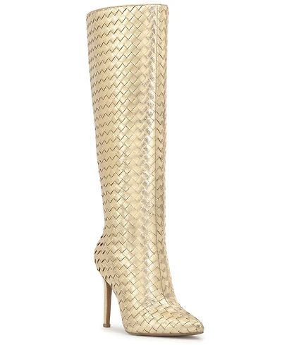 I.n.c. International Concepts Women's Savonia Woven Knee High Boots, Created for Macy's