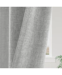 Garrett Textured Tie Knots Curtains Pair