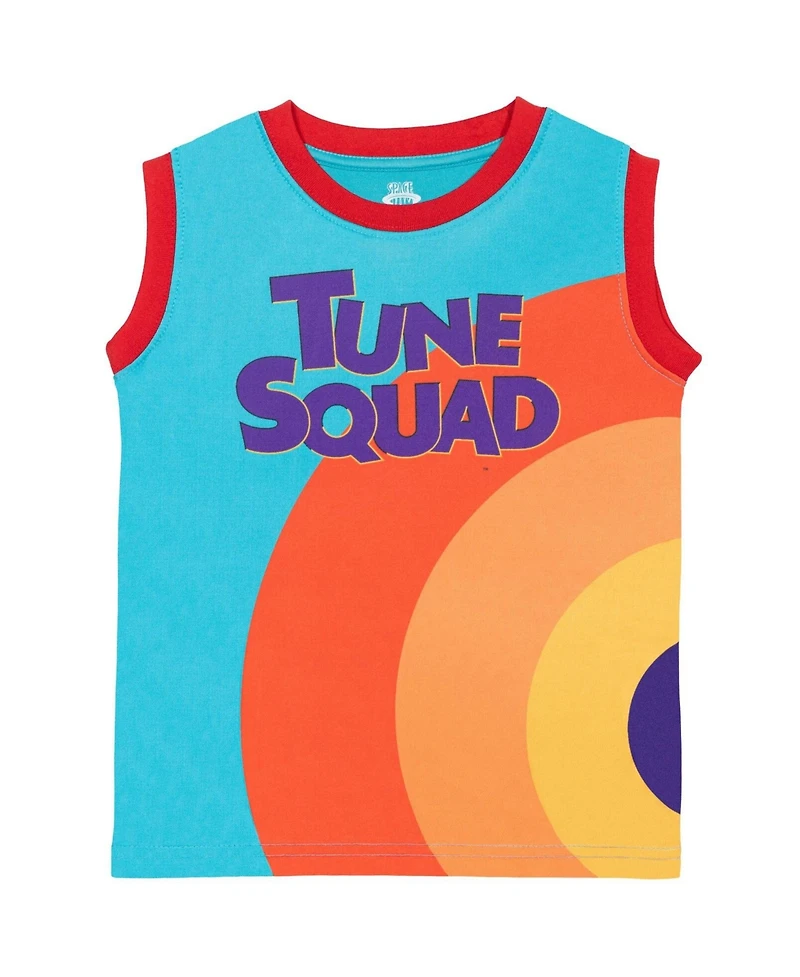 Space Jam Toddler Boys Looney Tunes Athletic Tank Top Mesh Shorts