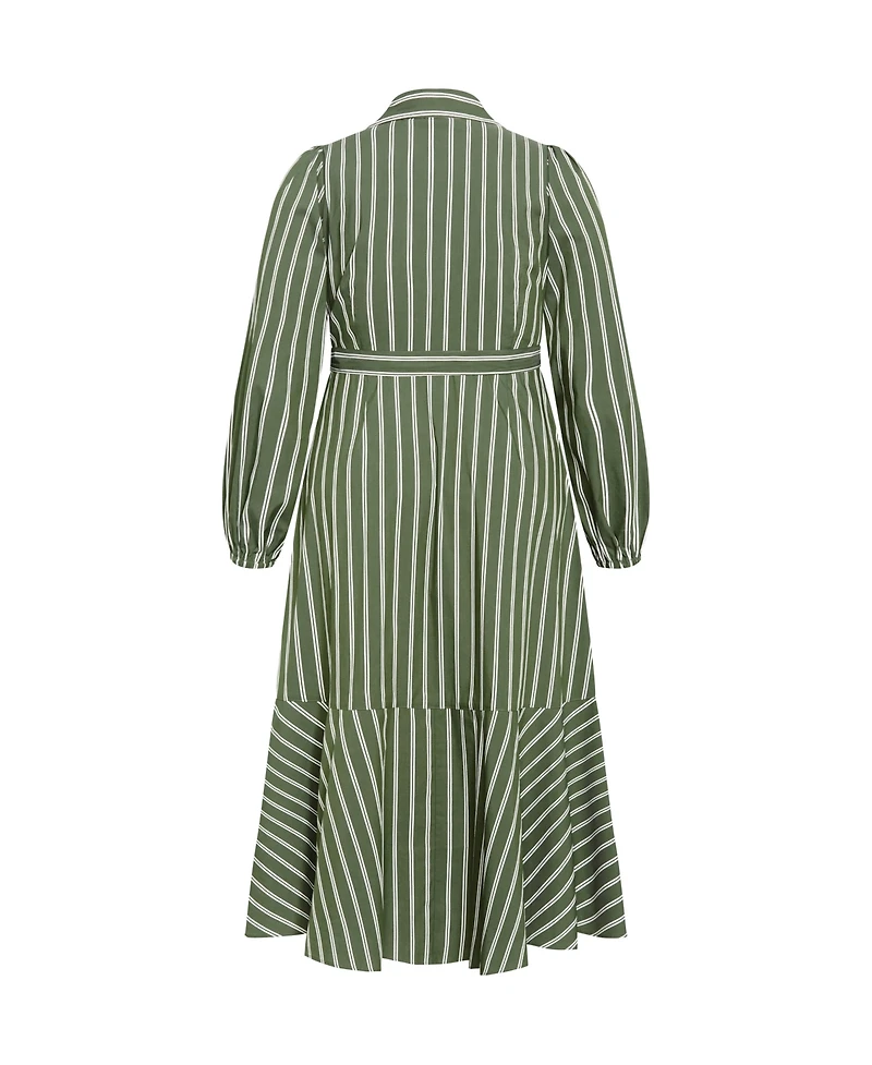 City Chic Plus Selena Wrap Dress