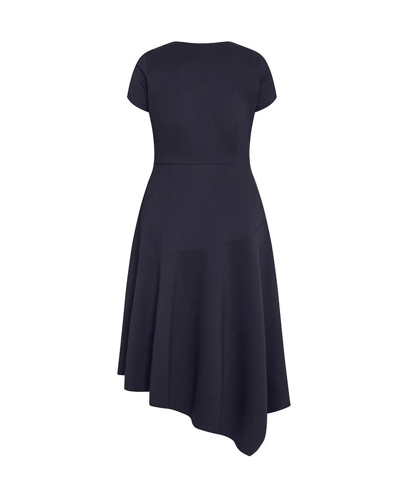 City Chic Plus Ponte Flare Dress