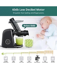 Cowin Slow Masticating Juicer Cold Press Quiet 150W