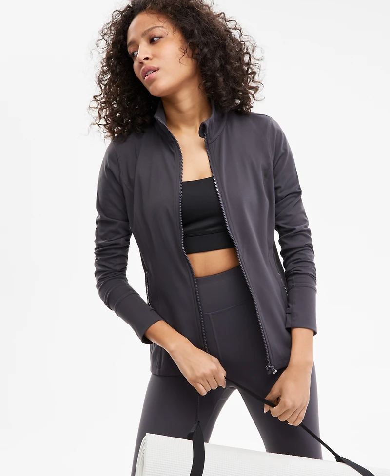 Id Ideology Women's Studio Full-Zip Jacket, Exclusively at Macy's