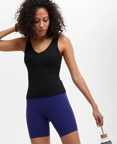 Id Ideology Women's Studio Sleeveless V-Neck Top, Exclusively at Macy's