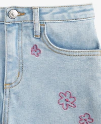 Epic Threads Little & Big Girls Embroidered Denim Shorts, Exclusively at Macy's