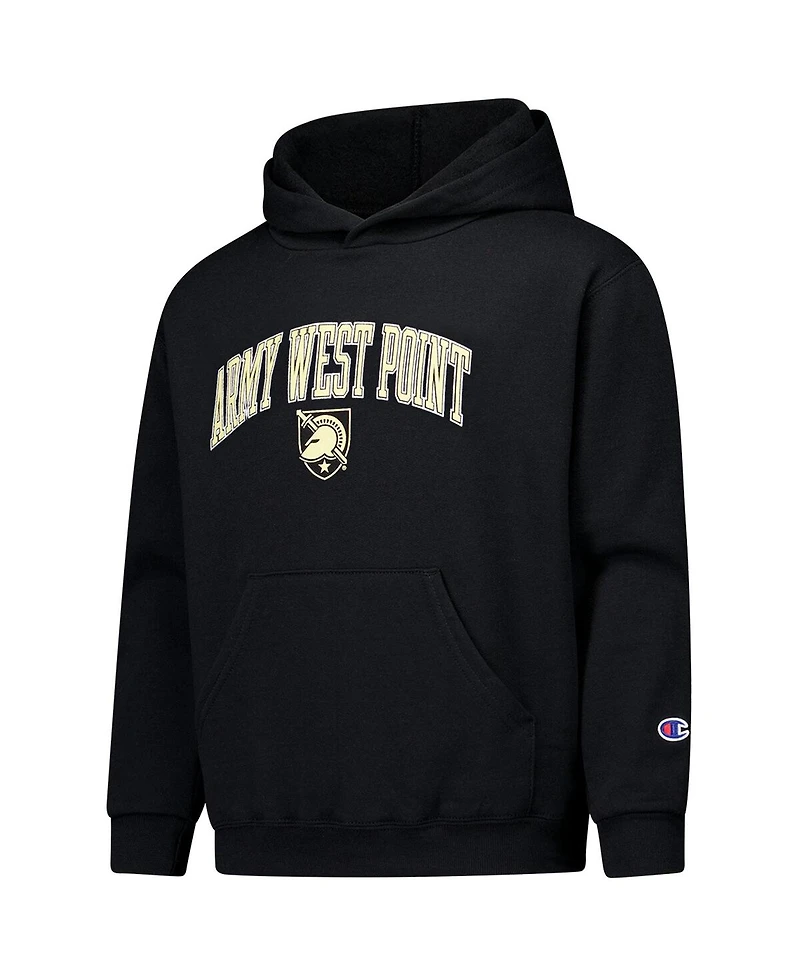 Champion Big Boys and Girls Black Army Knights Campus Pullover Hoodie