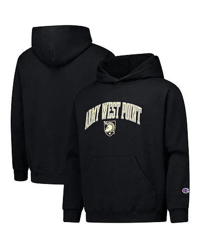 Champion Big Boys and Girls Black Army Knights Campus Pullover Hoodie