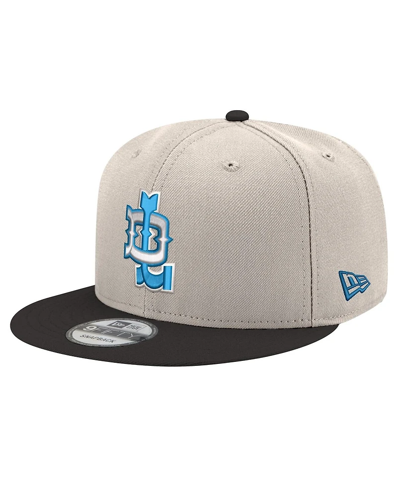 New Era Men's Cream/blue Detroit Lions City Originals 9FIFTY Snapback Hat