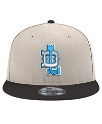 New Era Men's Cream/blue Detroit Lions City Originals 9FIFTY Snapback Hat