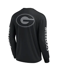 Fanatics Men's Black Georgia Bulldogs Strive Long Sleeve T-Shirt
