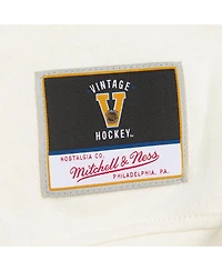 Mitchell & Ness Women's Cream Boston Bruins Logo 3.0 Pullover Sweatshirt