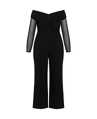 City Chic Plus Lana Jumpsuit