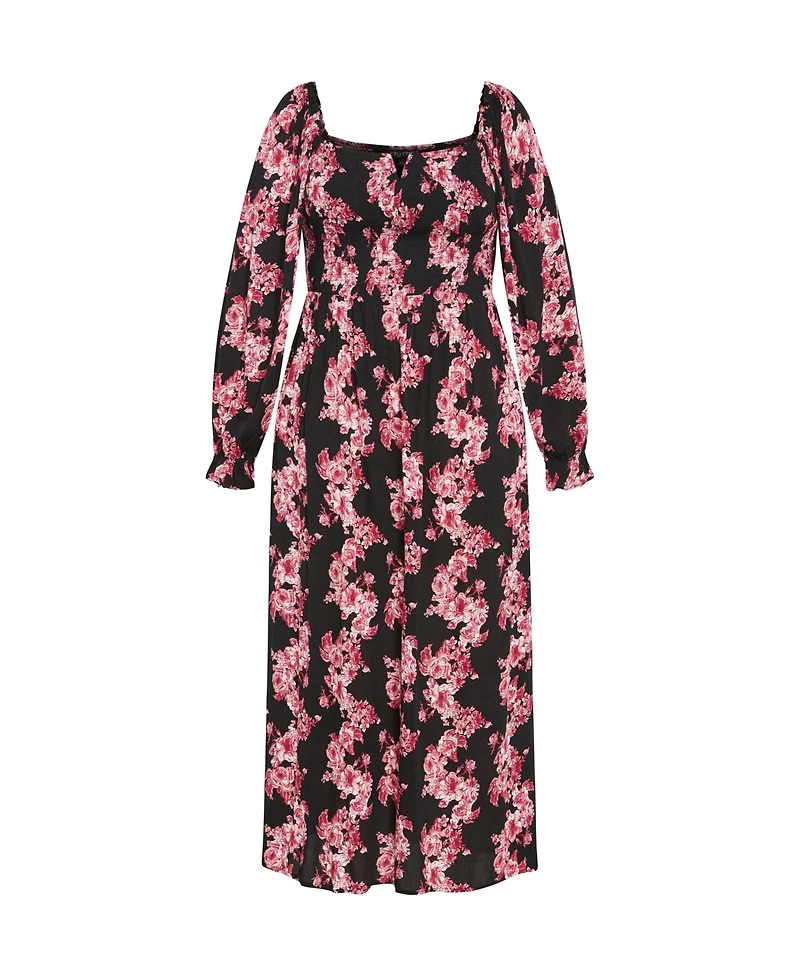 Plus Aurelia Print Dress