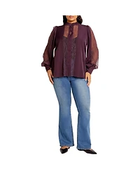 City Chic Plus Size Georgia Top