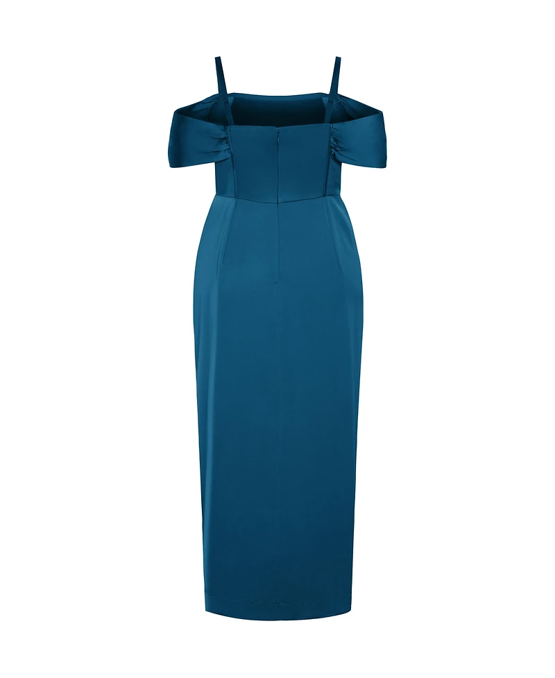 City Chic Plus Forbidden Love Maxi Dress