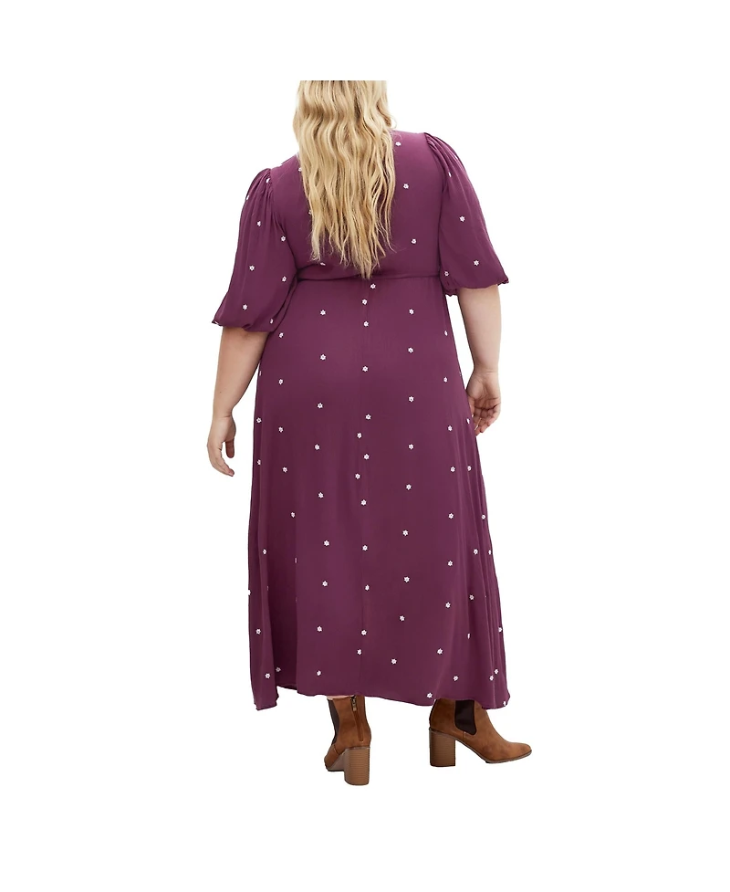 City Chic Plus Size Ulla Embroidered Dress