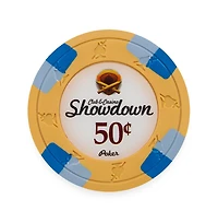 Slickblue Clay Composite Poker Chips (25-Pack) - $0.50 per Chip