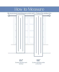 Awesome Home Madison Pinch Pleat Single Curtain Panel with Hooks and Rings, 38"X84"
