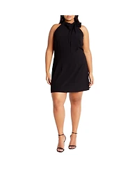 City Chic Plus Karter Bow Dress