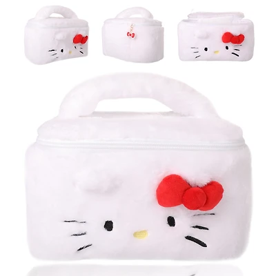 Hello Kitty Fluffy Cosmetic Travel Bag