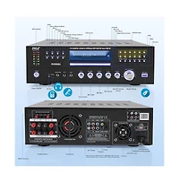 Pyle Bluetooth Home Theater Amplifier Receiver - Audio/Video Receiver System with Cd/Dvd Player, Am/Fm Radio, MP3/Usb Reader (3000W Max)