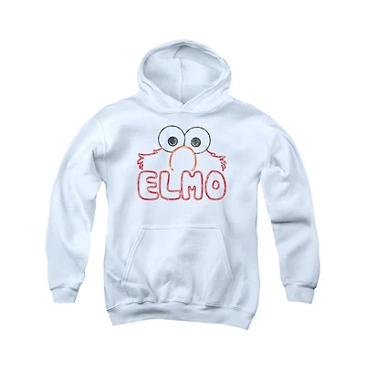 Sesame Street Youth Elmo Letters Pull Over Hoodie