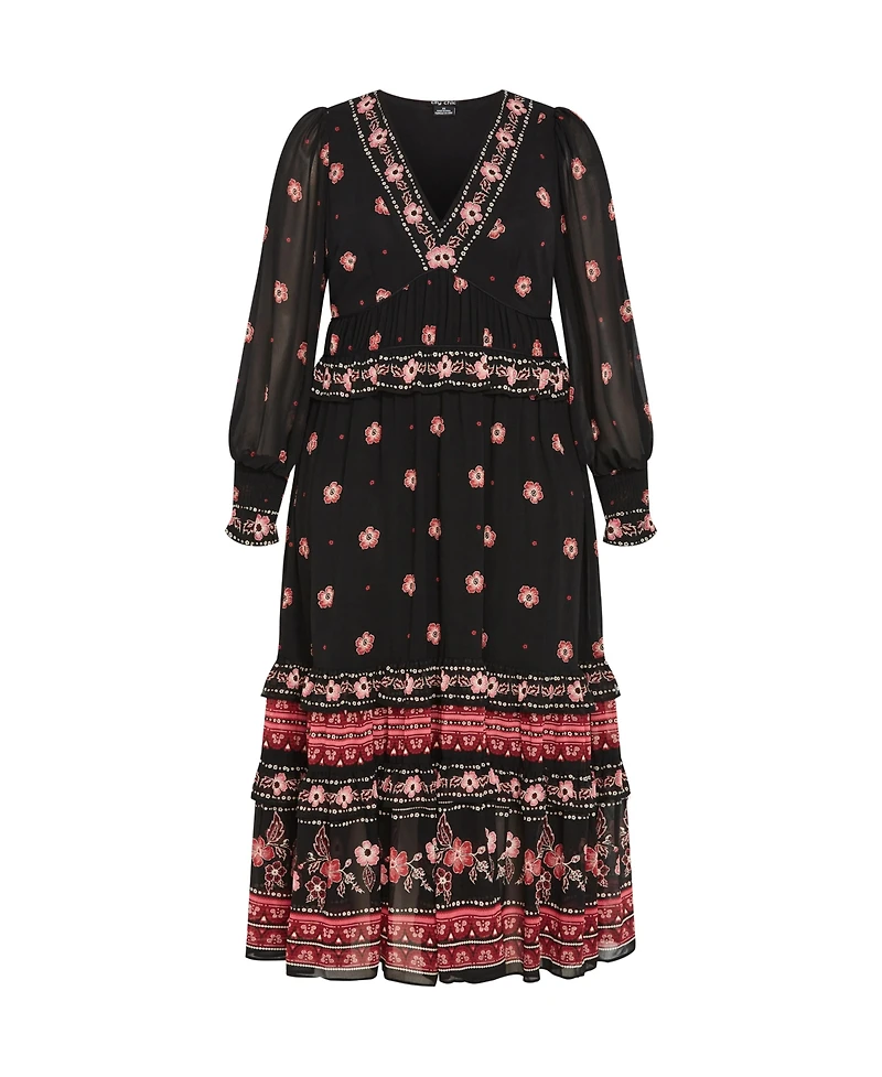 City Chic Plus Cameron Maxi Dress