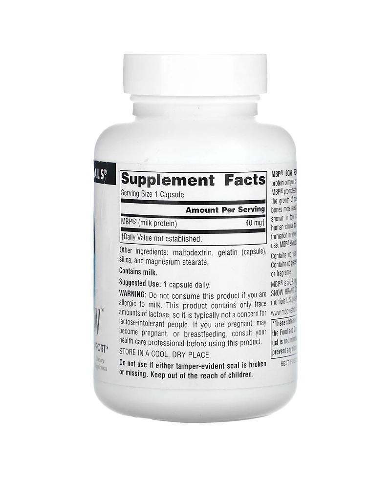 Source Naturals Mbp Bone Renew 40 mg