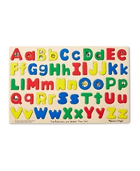 Melissa and Doug Upper and Lowercase Alphabet Letter Wooden Puzzle
