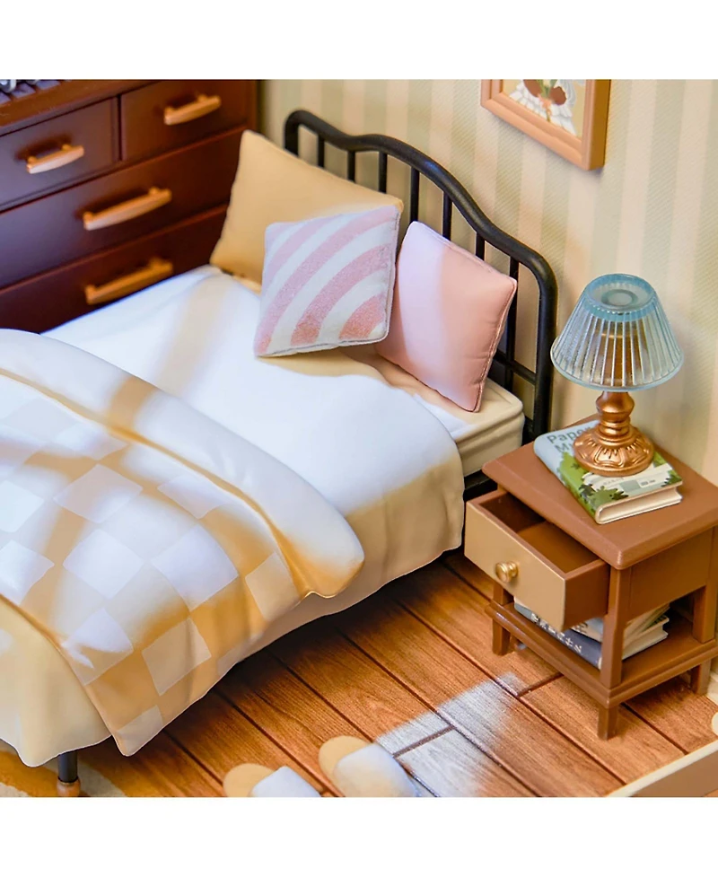 Robotime 3D Puzzles Plastic House Building Set Toy Diy Building Set Toys Playset Gifts for Teens Adults, Multicolor