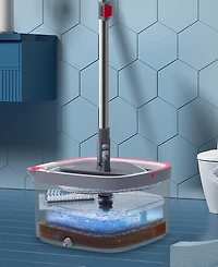 True & Tidy Mop, Silicone Sweeper & Bucket Cleaning System