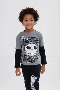 Nightmare Before Christmas Toddler Boys Disney T-Shirt and Fleece Pants