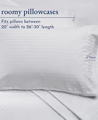 Standard / Queen Size Striped Pillowcase Set