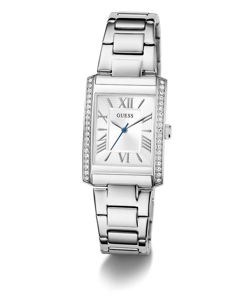 Guess Women's Analog Silver Tone Stainless Steel Watch, 27mm
