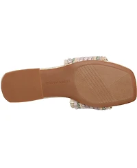 Easy Spirit Women's Graciela Raffia Block Heel Sandals