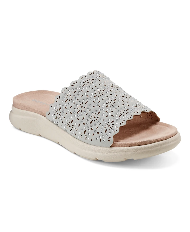 Easy Spirit Women's Alora Embellished Slide Sandals