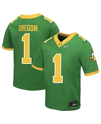 Nike Big Boys and Girls 1 Apple Green Oregon Ducks Alternate Replica Football Jersey