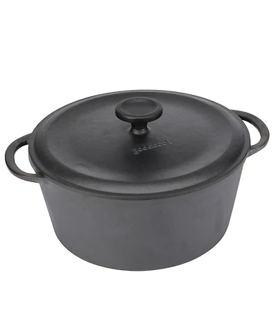 GoodCook Pre-Seasoned Cast Iron 5-Quart Dutch Oven
